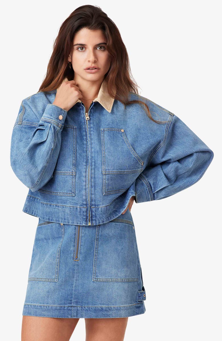 Habitual Denim Utility Jacket, Alternate, color, Cove