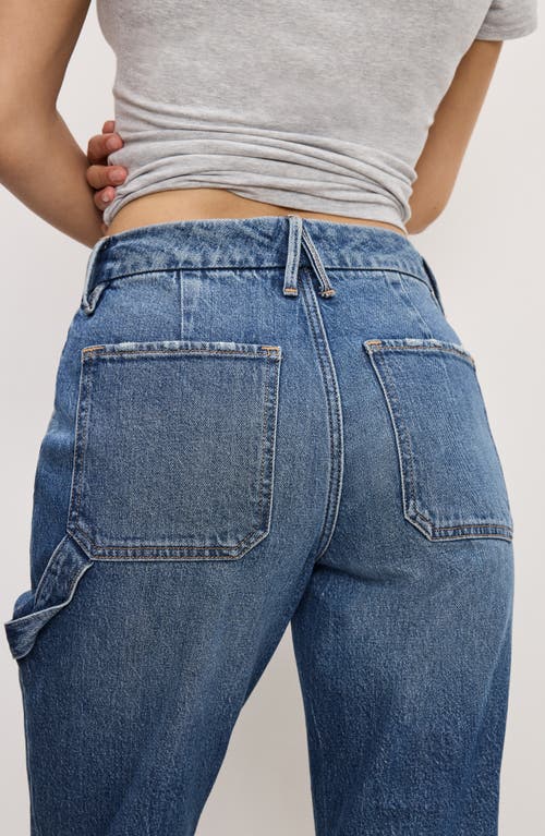 Shop Good American Good Petite High Waist Carpenter Jeans