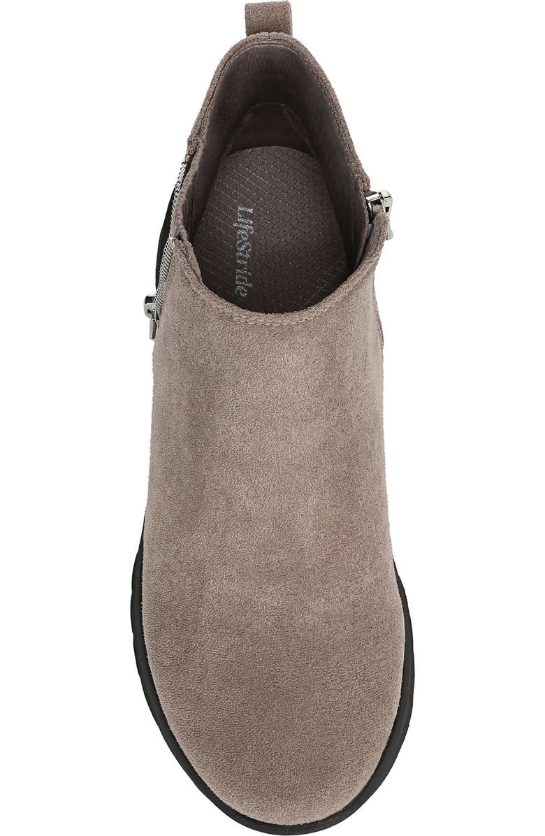 LifeStride Gage Platform Bootie, Alternate, color, Latte Brown