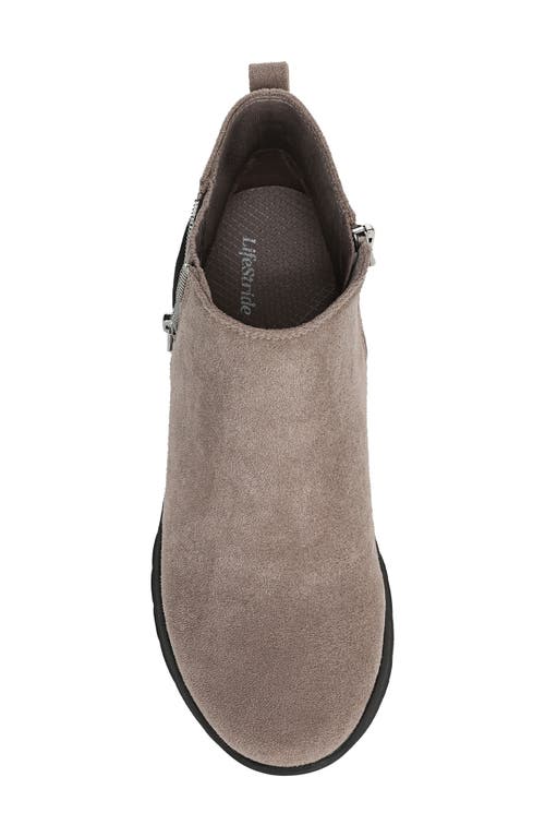 Lifestride Gage Platform Bootie In Brown