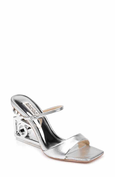 Badgley Mischka Collection Luna Wedge Slide Sandal