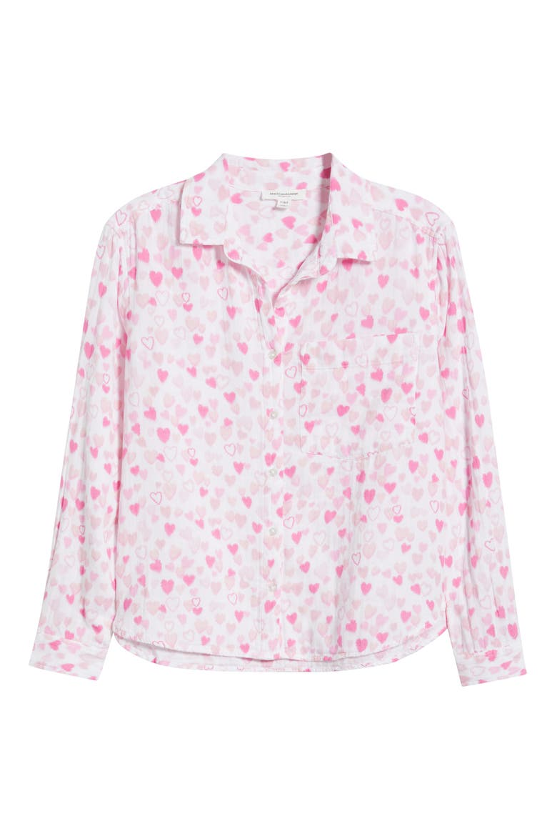 Cam Cotton Gauze Button-Up Shirt, Alternate, color, CANDY LAND DREAM