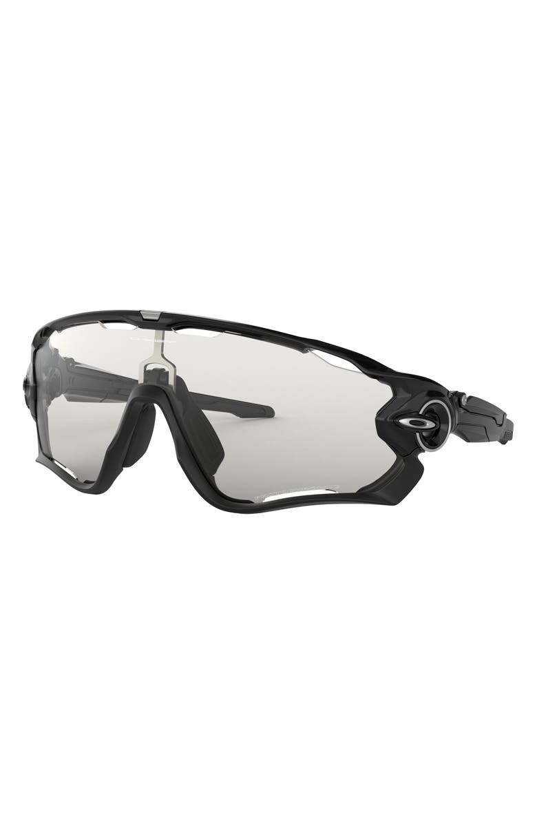Oakley Jawbreaker<sup>™</sup> 131mm Photochromic Cycling Shield Sunglasses, Alternate, color, 