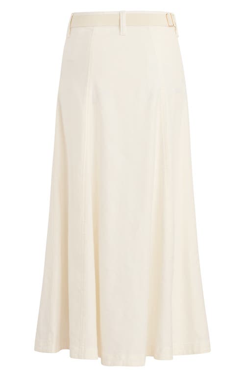 Favorite Daughter The Lila A-line Denim Skirt In White