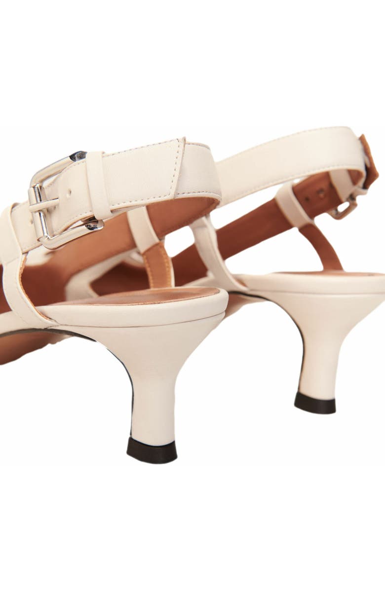 maje Double buckle slingback pump, Alternate, color,