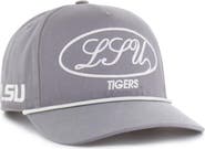 '47 Men's '47 Gray LSU Tigers Contemporary Basics Foundational Rope Hitch Adjustable Hat