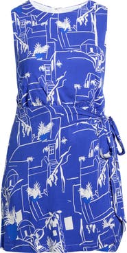 SUGARLIPS Mims Town Janis Wrap Minidress