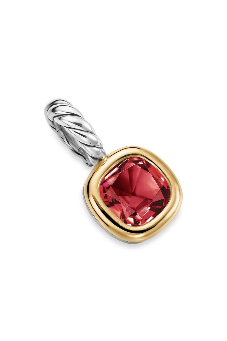 Mini Cushion Cut Enhancer, Main, color, RHODOLITE GARNET