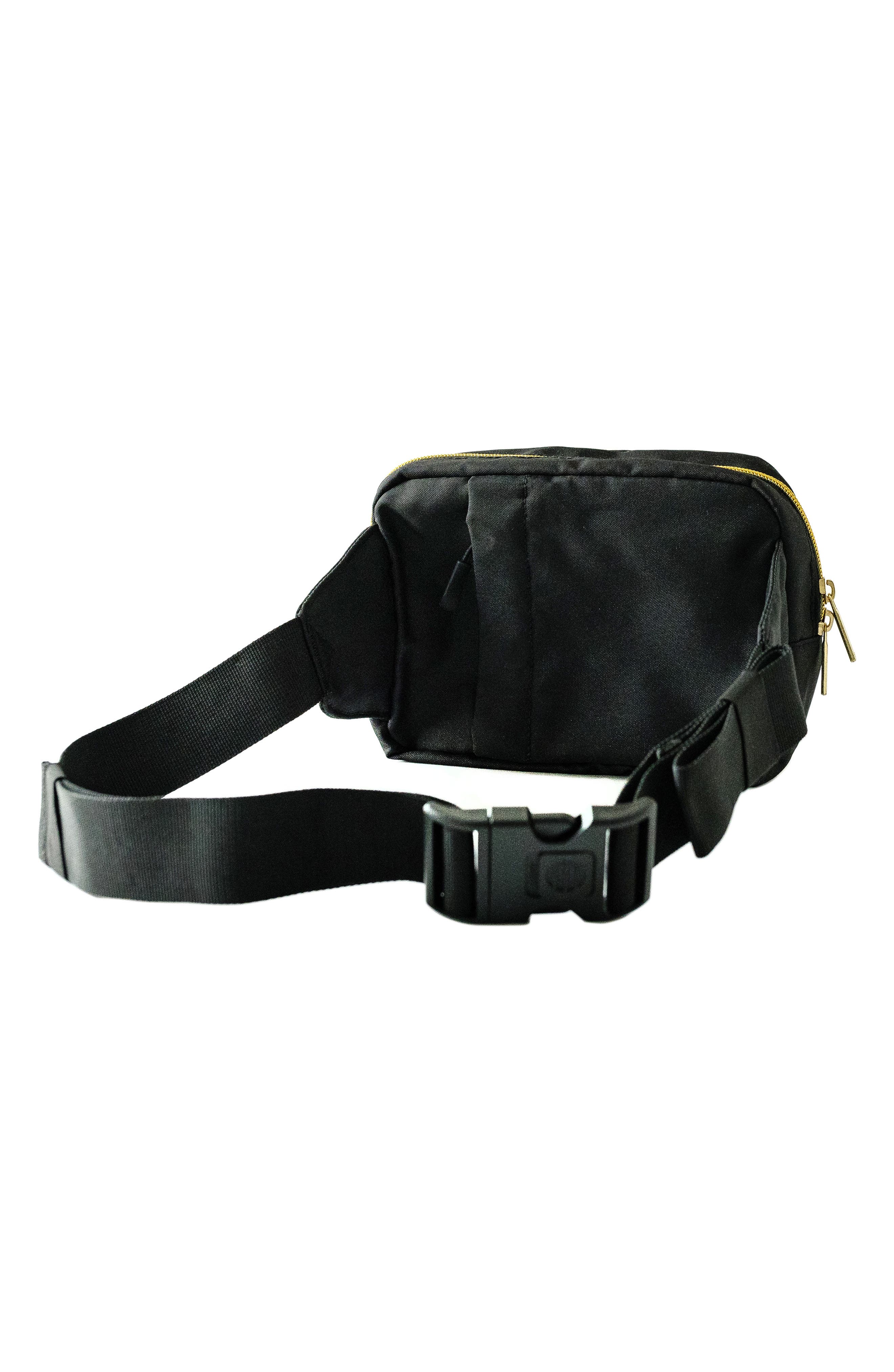 The Mini Pack Belt Bag, Alternate, color, BLACK/GOLD