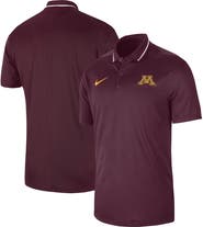 Nike Men's Nike  Maroon Minnesota Golden Gophers 2023 Sideline Coaches Performance Polo