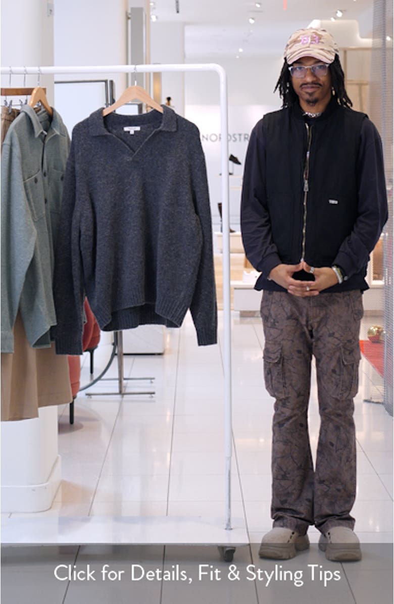 Open Collar Sweater, sales video thumbnail