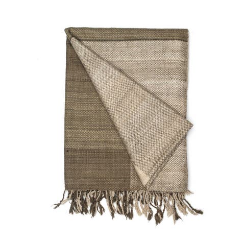 Block Handwoven Silk Throw
