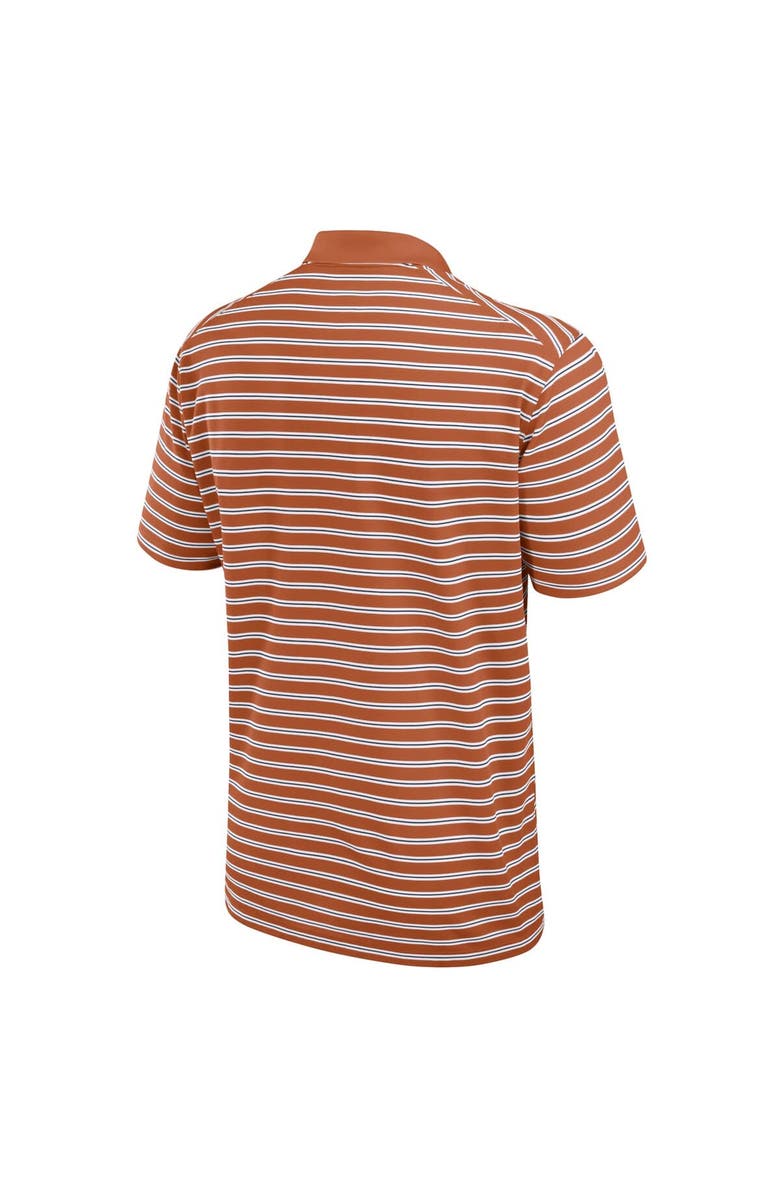 Nike Men's Nike Texas Orange/White Texas Longhorns Primetime Victory Striped Dri-FIT Polo, Alternate, color, Burnt Orange