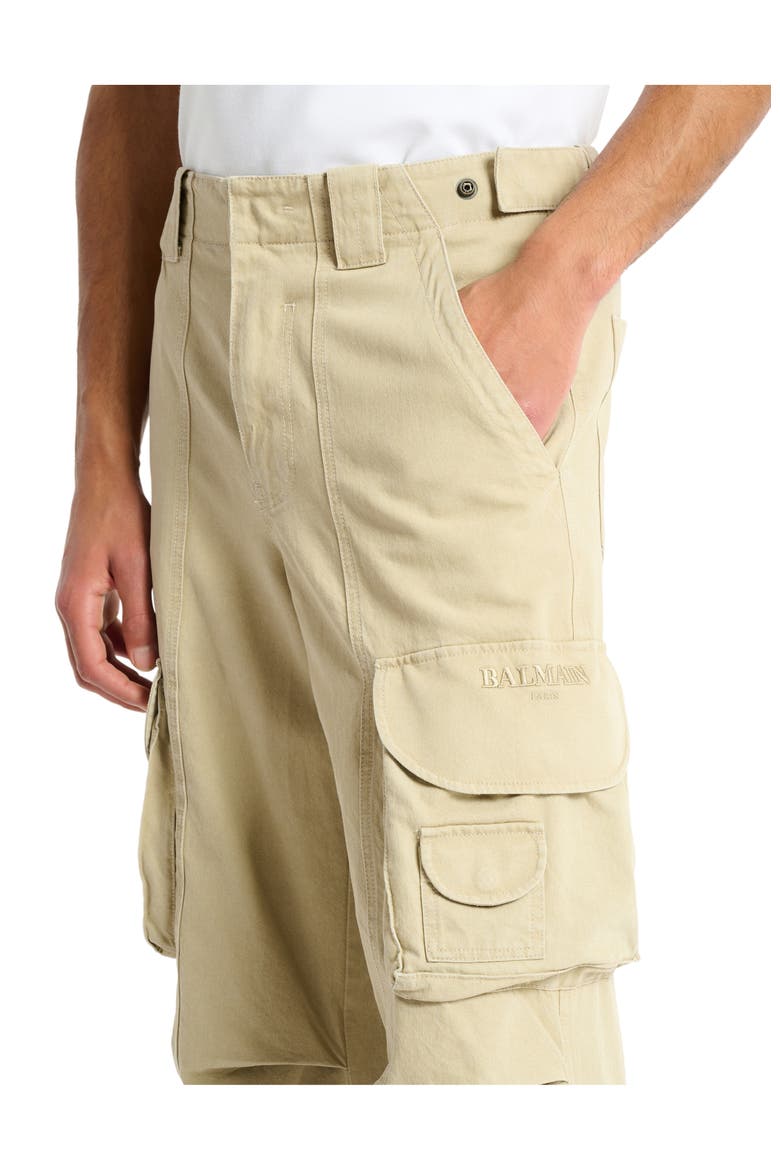 Cotton Cargo Pants, Alternate, color, beige