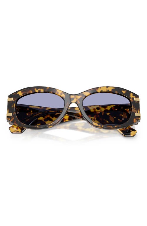 Dolce & Gabbana Womens Brown Dg4502 Oval-frame Acetate Sunglasses In Brown