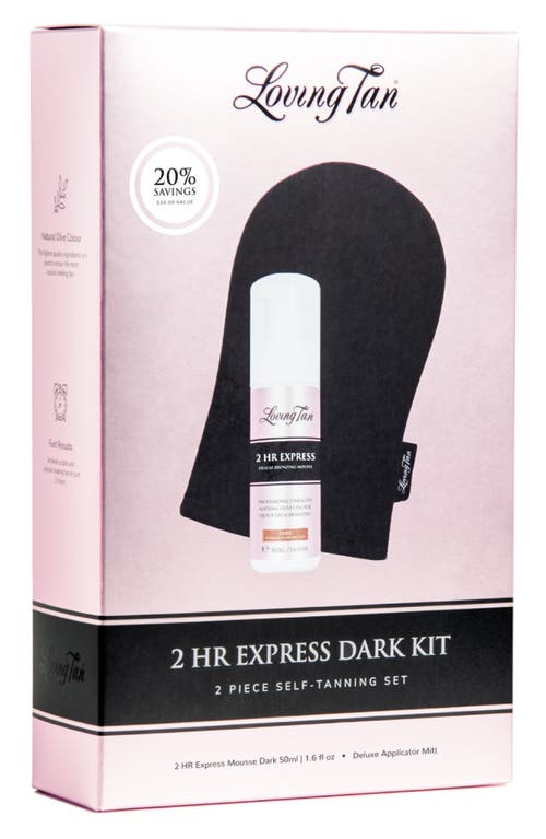 Loving Tan 2hr Express Dark Self-tanning Kit In Dark