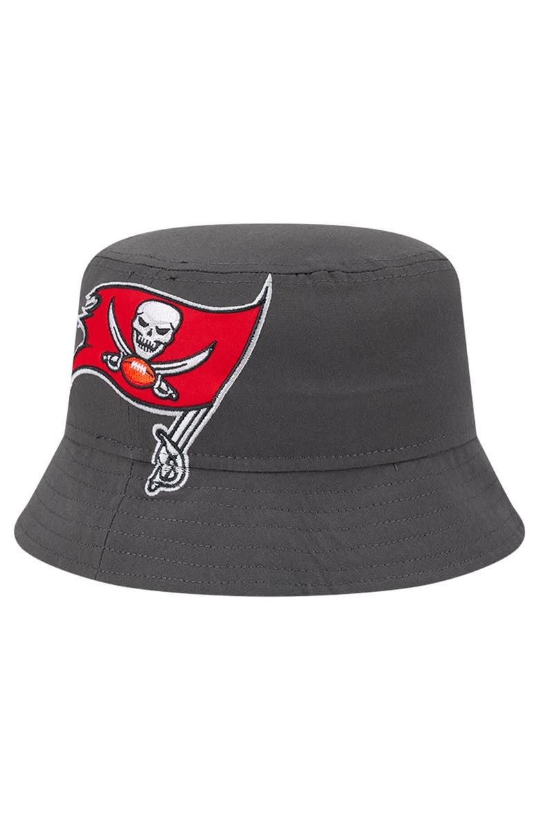 New Era Men's New Era Pewter Tampa Bay Buccaneers Helmet Bucket Hat, Main, color, 