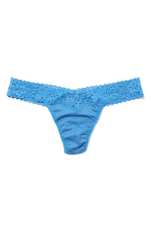 Hanky Panky Low Rise Lace Trim Thong