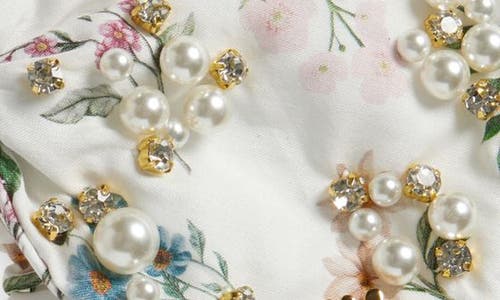 Lele Sadoughi X Liberty London Penny Bow Scrunchie In Annie
