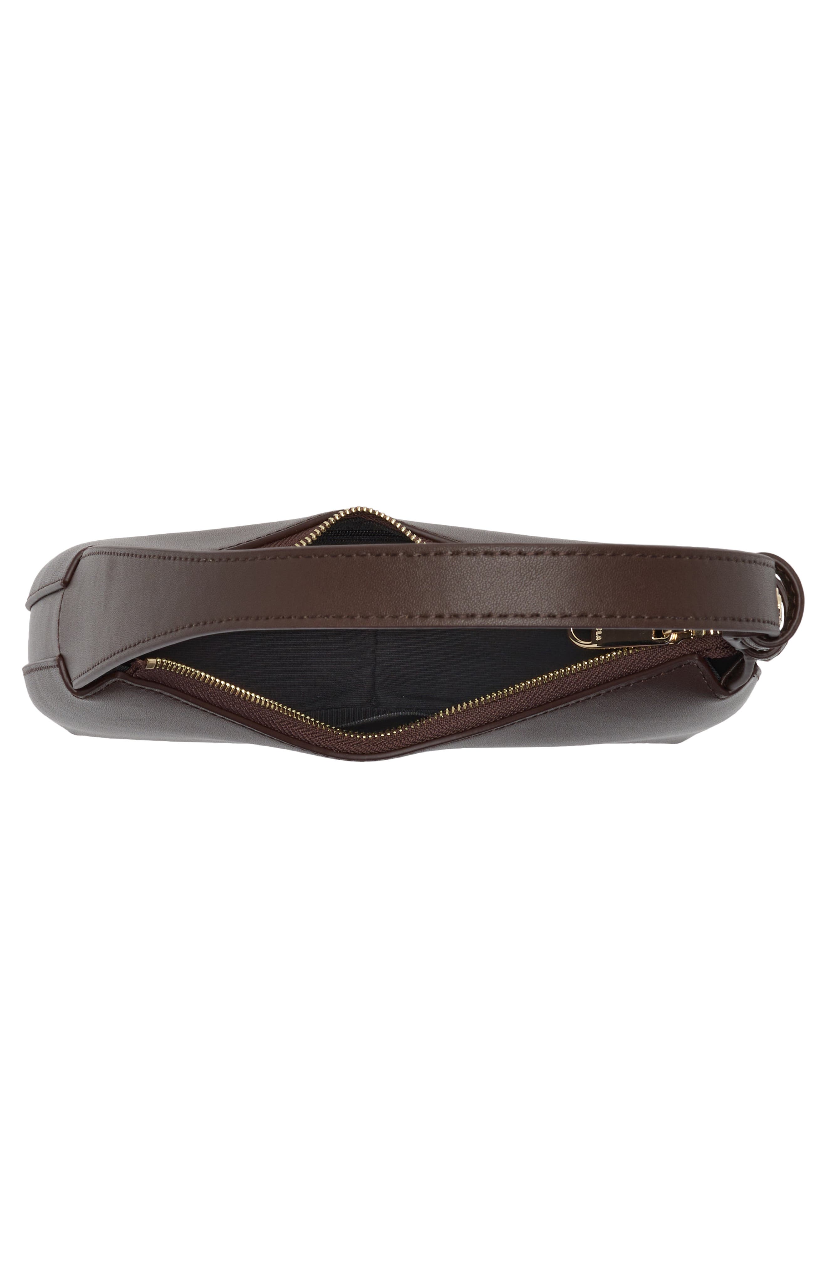 Febe Leather Shoulder Bag, Alternate, color, CIOCCOLATO