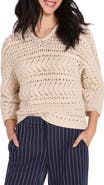 NIC+ZOE Openwork Sweater