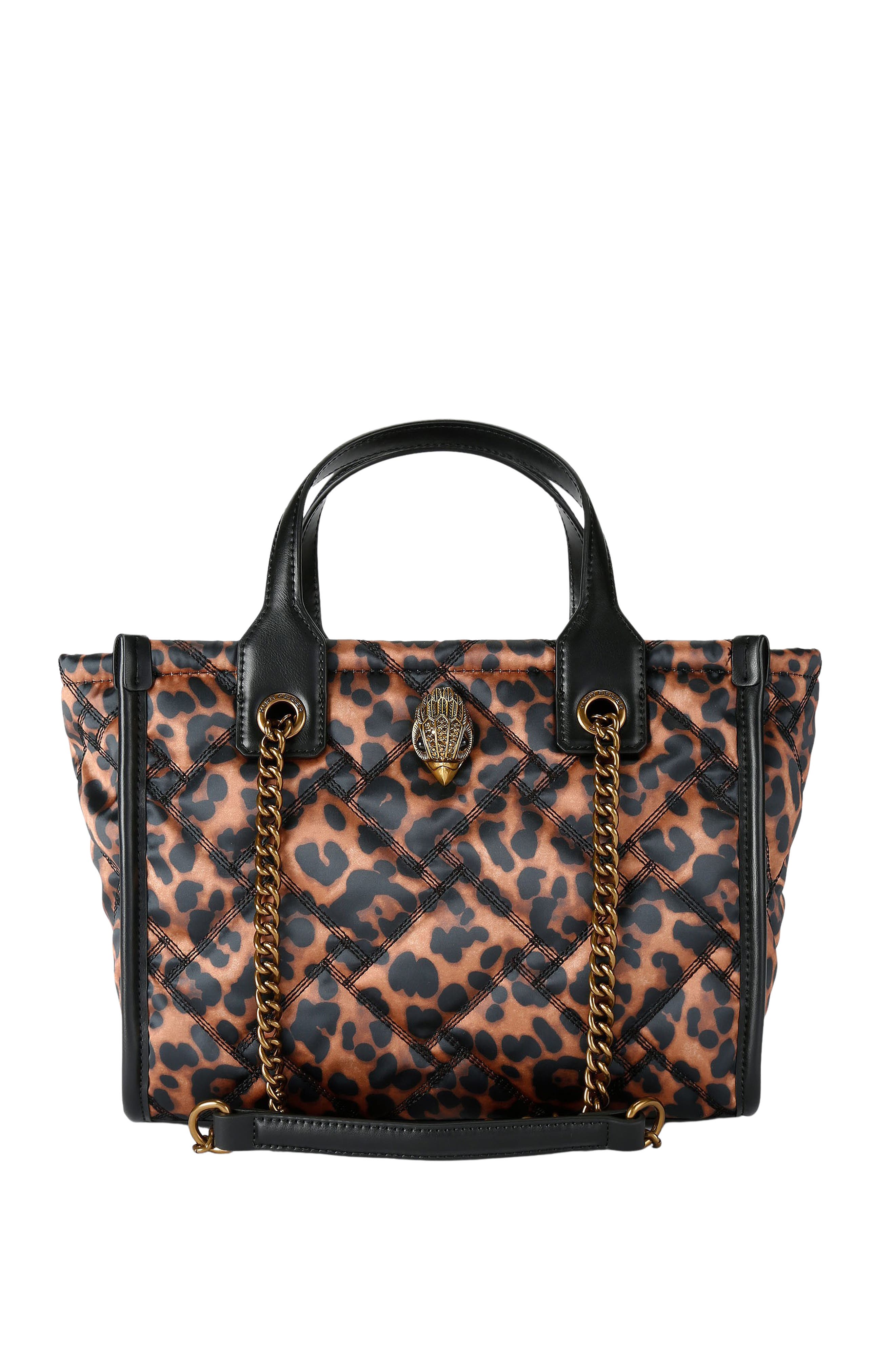 Small Hoxton Print Shopper Bag, Main, color, MEDIUM BROWN