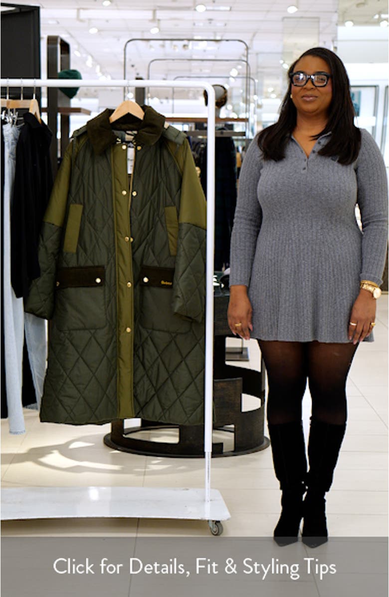 Cookston Quilted Coat with Removable Hood, sales video thumbnail