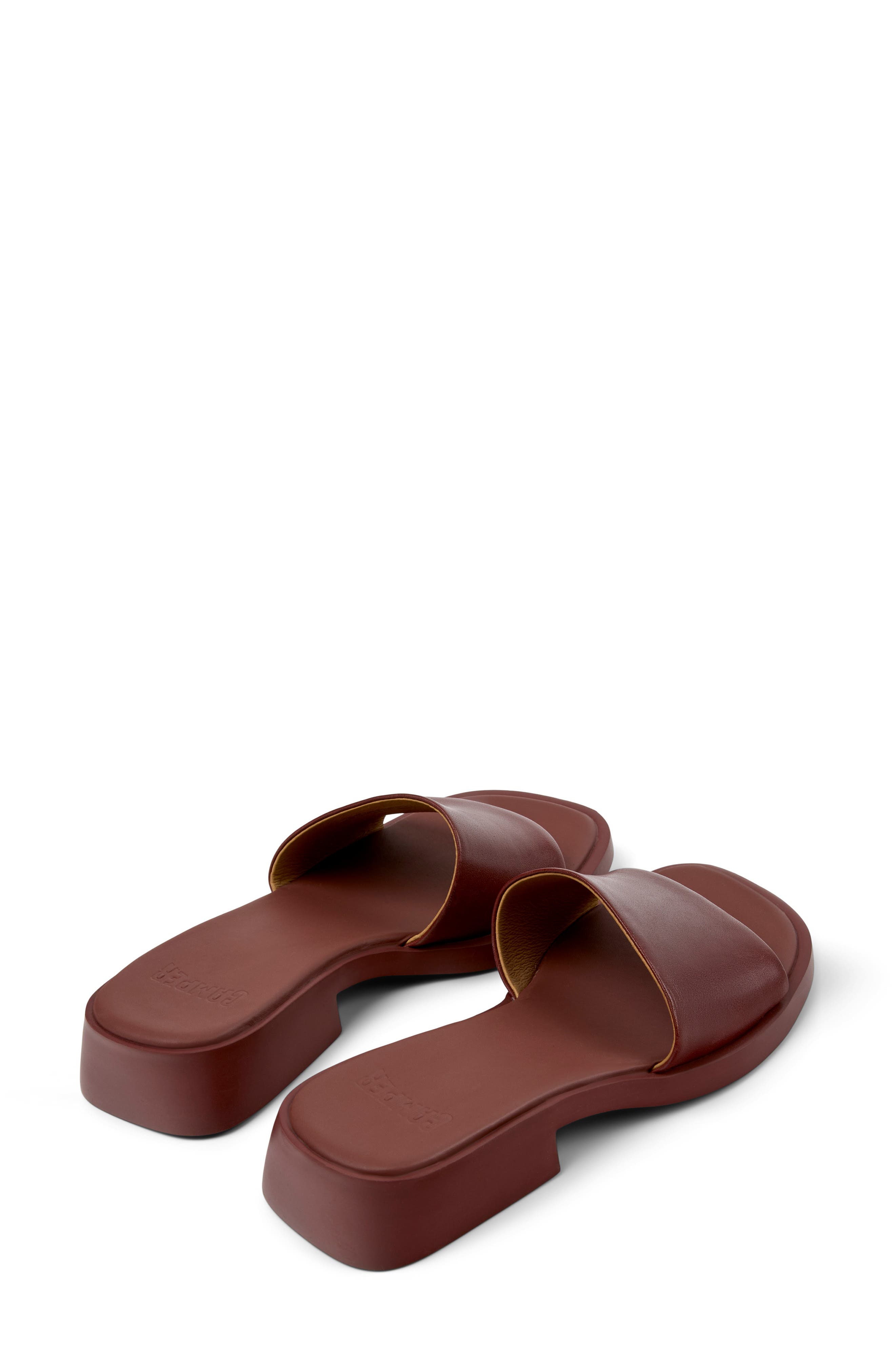Dana Slide Sandal, Alternate, color, BURGUNDY