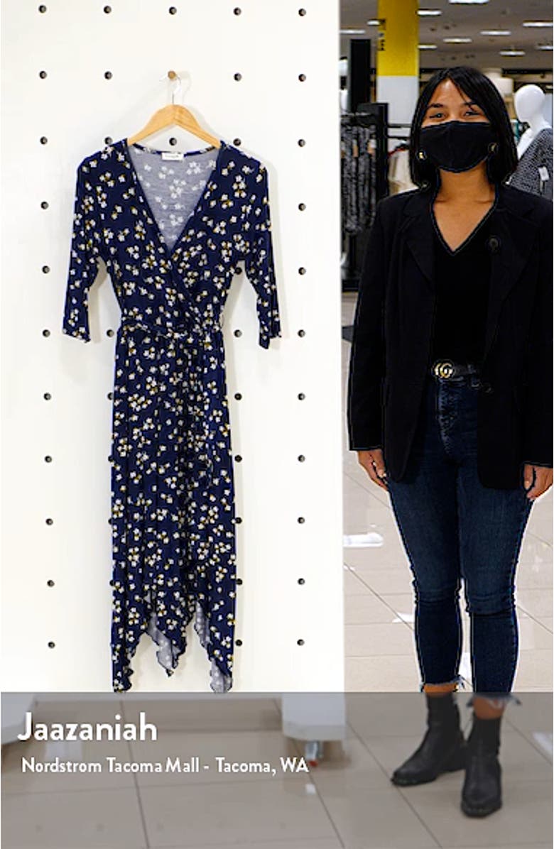 Loveapella Faux Wrap Midi Dress, sales video thumbnail