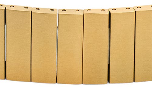 Mango Rectangular Link Choker Necklace In Gold