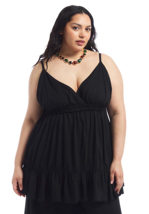 Ruffled Hem Camisole (plus)