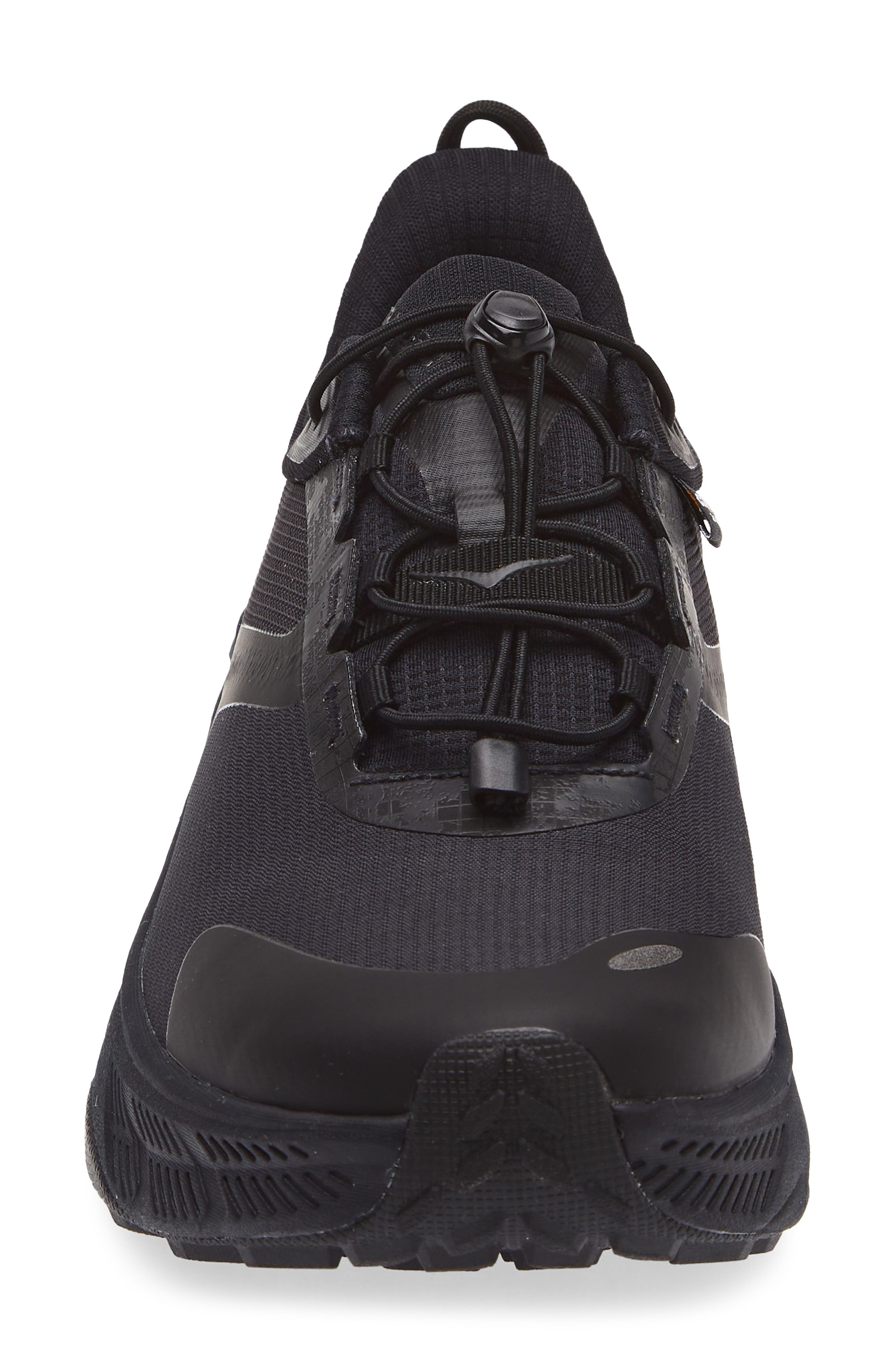 HOKA Transport 2 Gore-Tex<sup>®</sup> Waterproof Sneaker, Alternate, color, Black / Black