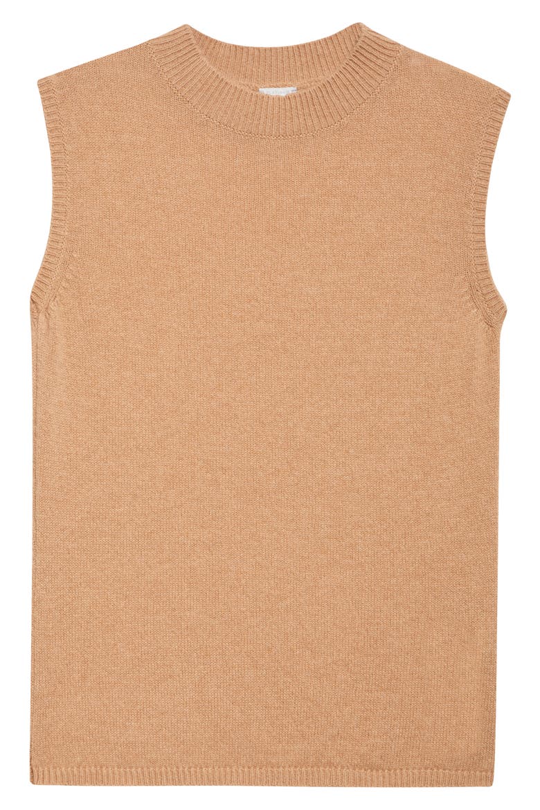 Cashmere Sweater Vest, Alternate, color, 04NN CAMEL