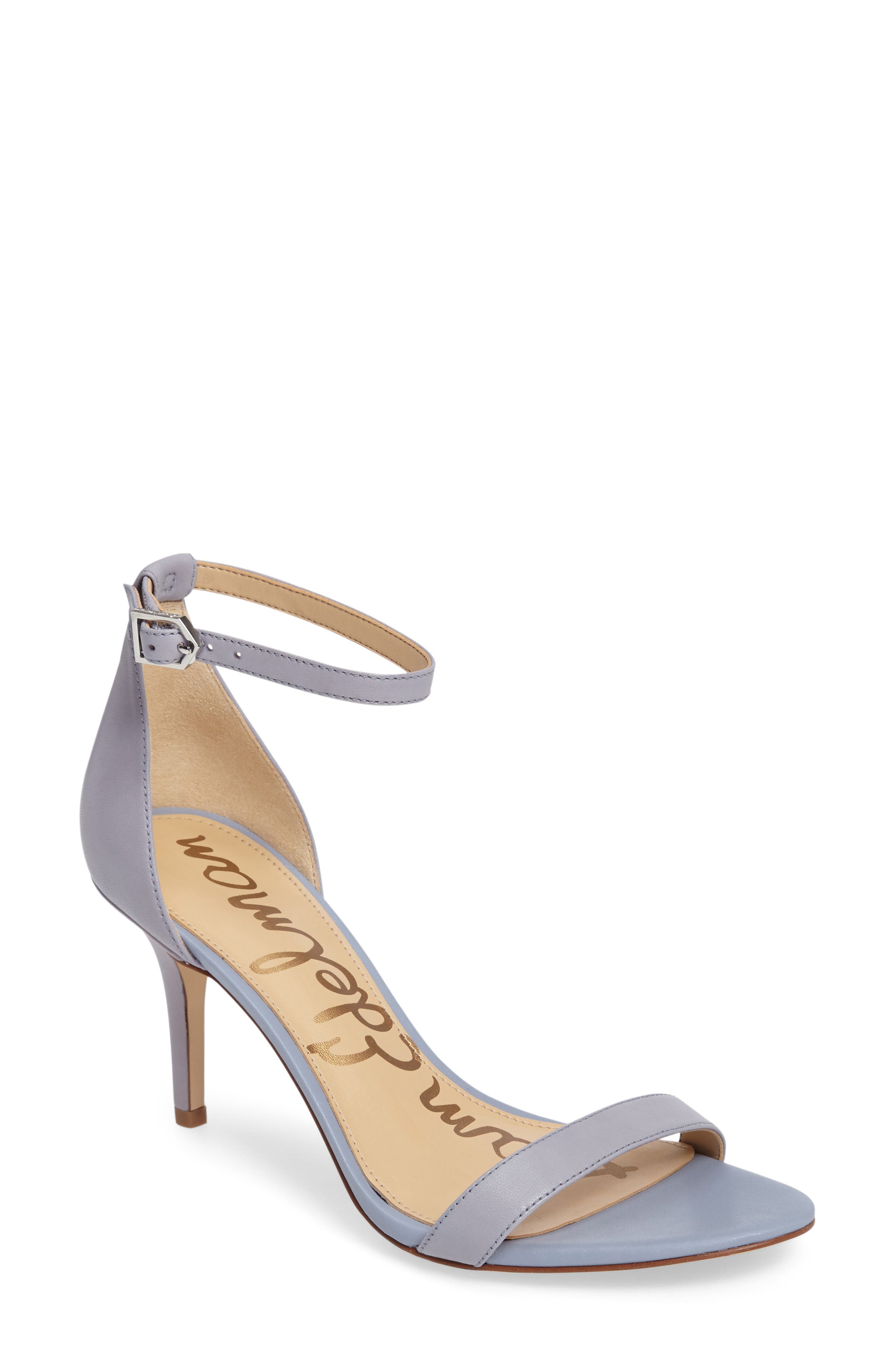 Patti Strappy Sandal, Main, color, DUSTY BLUE LEATHER