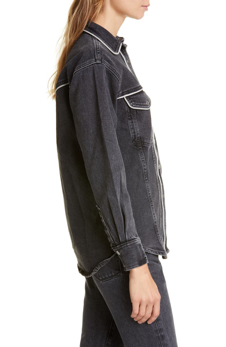 Simon Miller Pipo Denim Shirt, Alternate, color, 