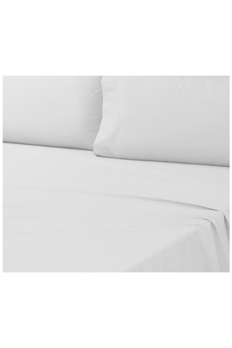 225 Thread Count Sheet Set, Alternate, color, WHITE