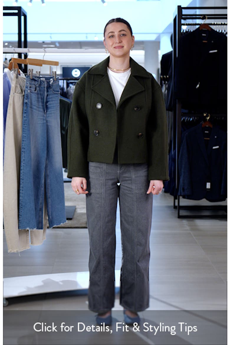Drop Shoulder Oversize Crop Coat video