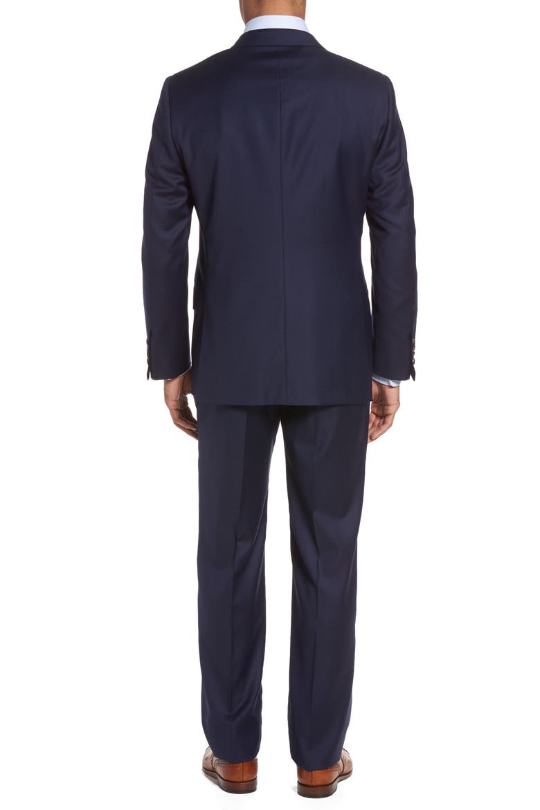 Classic B Fit Loro Piana Wool Suit, Alternate, color, NAVY