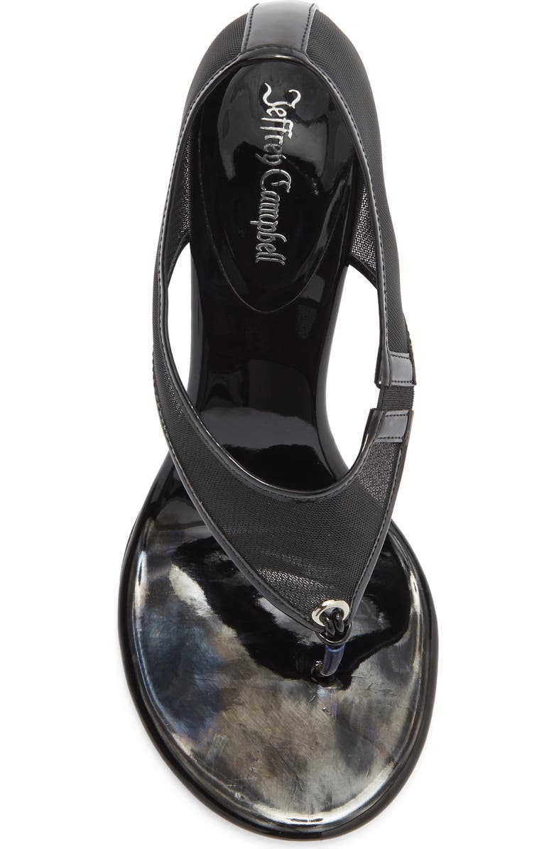 Jeffrey Campbell Rhianna Sandal, Alternate, color, Black