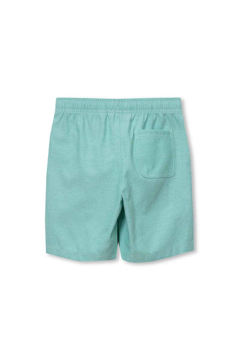 Lands' End Boys Oxford Pull On Shorts, Alternate, color, Teal