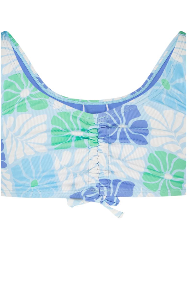 Roxy Kids' Floral Geo 2-Piece Bikini, Alternate, color, Turquoise Sea