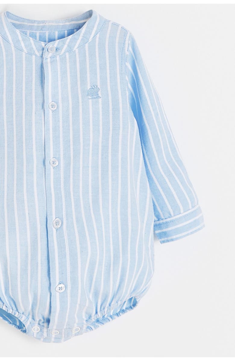 Babycottons Roque Blouse Bodysuit for Infant, Alternate, color, Light-Blue