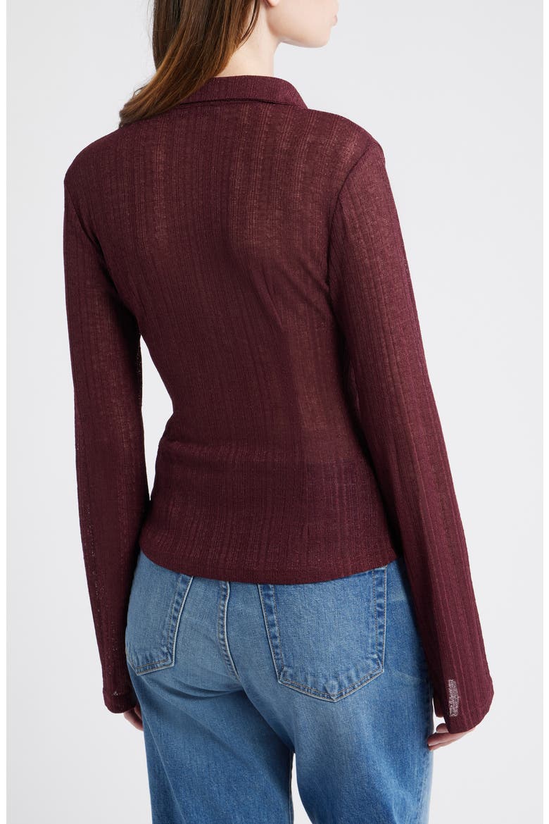 When You Sleep Knit Shirt, Alternate, color, RED
