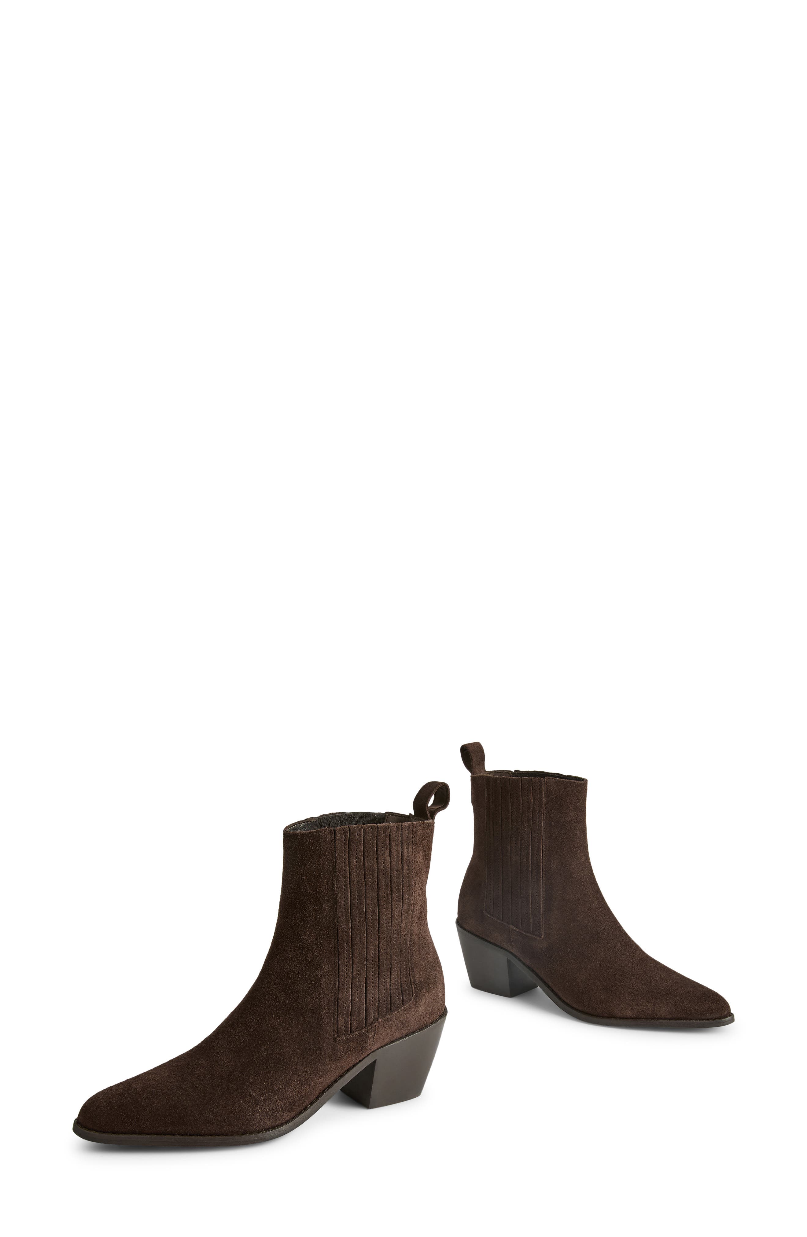 LK Bennett Jolene Western Bootie, Alternate, color, Brown