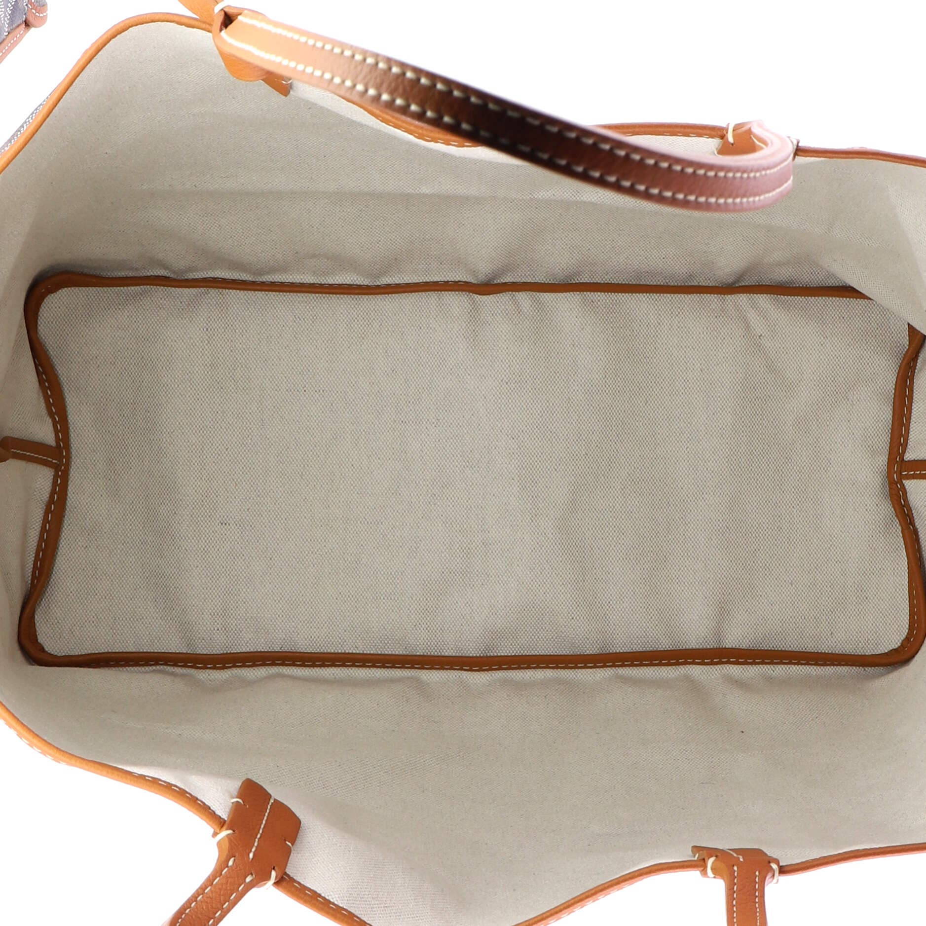 Pre-Owned Goyard Saint Louis Tote Coated Canvas PM, Alternate, color, Brown