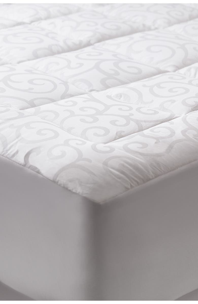Allied Home Candice Olson King Cotton Jacquard Waterproof Mattress Pad, Alternate, color,