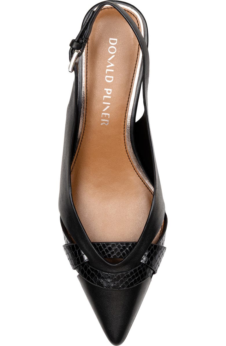 Donald Pliner Barbee Slingback Wedge Pump, Alternate, color, Black