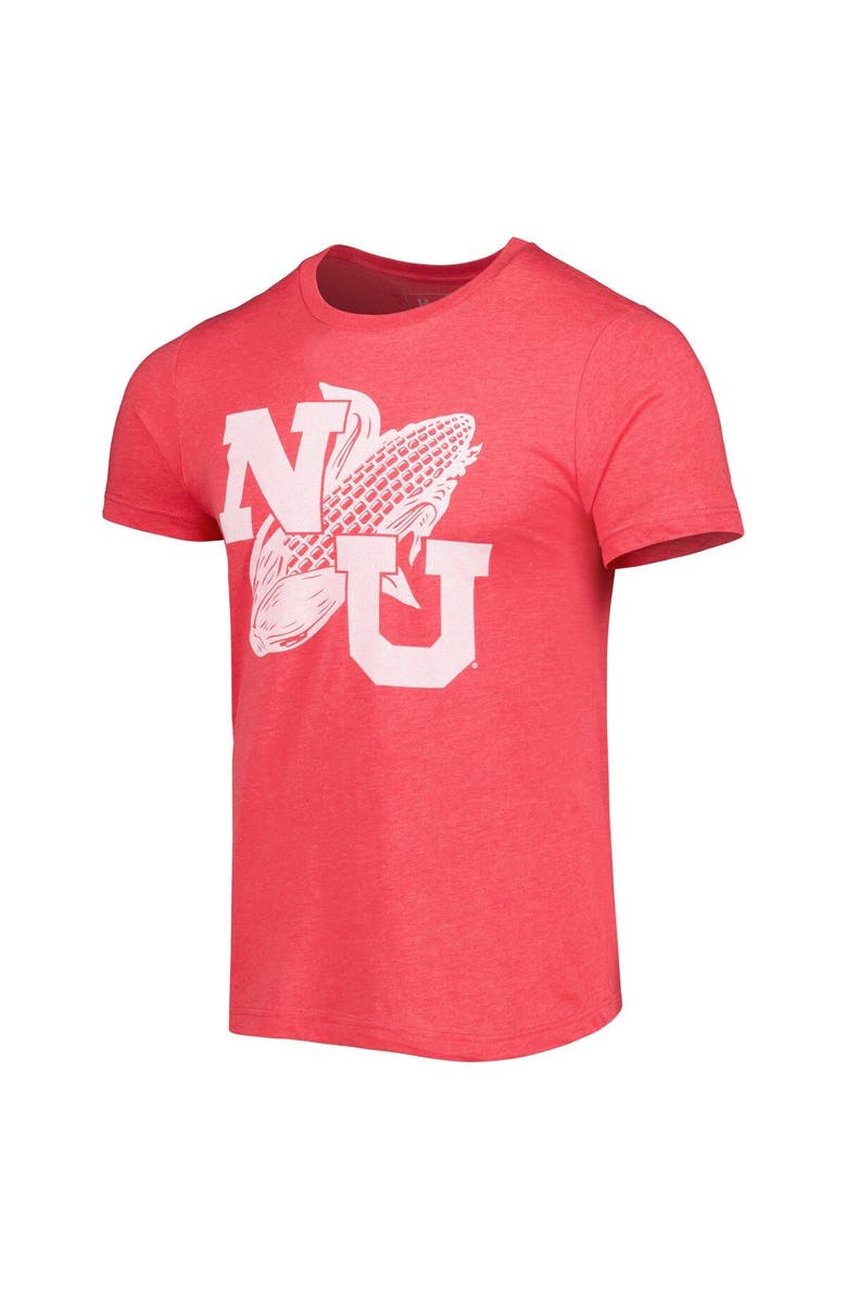 HOMEFIELD Men's Homefield Heathered Scarlet Nebraska Huskers NU Cornhuskers Vintage T-Shirt, Alternate, color, 