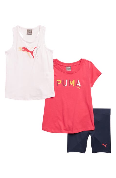 Jersey T-Shirt, Tank & Shorts Set (Little Kid)