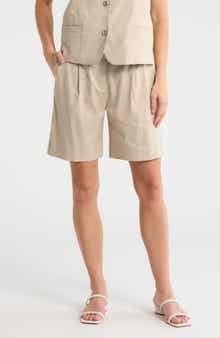 rag & bone Lena Linen Shorts